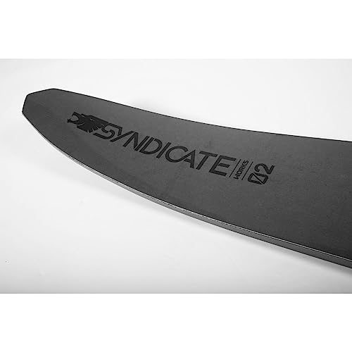 HO Syndicate Works 02 Slalom Waterskis Silver/Black