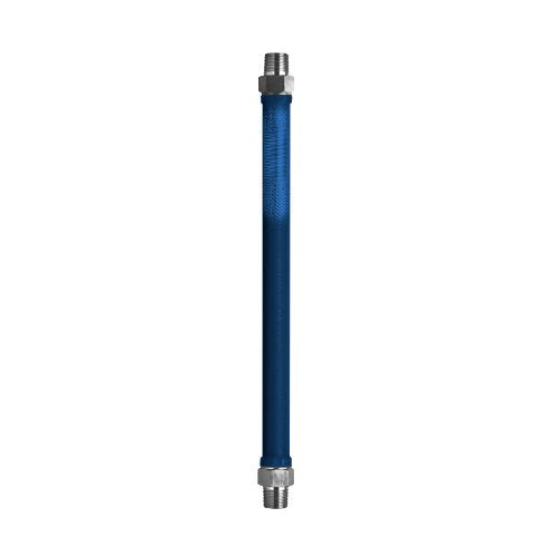 Dormont 16100BP72 Blue Hose Stainless Steel Moveable Foodservice Gas Connector - 72" x 1"