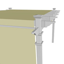 Vita Monterey 12' x 12' Vinyl Pergola White