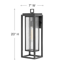 Hinkley Republic Large Outdoor Wall Lumiglo Bulb Lantern, Oil Rubbed Bronze