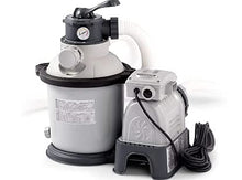 Detailing Connect Above Ground Swimming Pool Set w/Sand Filter Pump & Ladder Gray