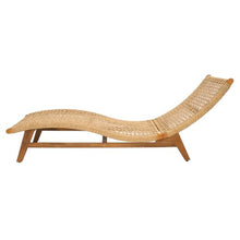 Christopher Knight Home Amanda Acacia Wood Chaise Lounge Chair Outdoor Set of 2, Wicker Patio Chaise Lounges for Balcony Backyard, Outdoor Sun Lounger, Poolside Seating, Light Brown+Teak