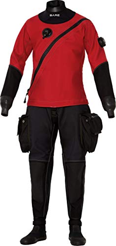 Bare Women's Expedition HD2 Tech Drysuit Red
