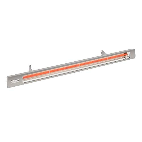 Infratech SL Series Slimline Single Element Anodized Aluminum 63.5" 3000W Silver Bronze Outdoor Heater