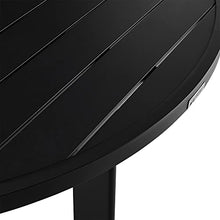 Armen Living Grand Modern 5-Piece Outdoor Patio Dining Set Black