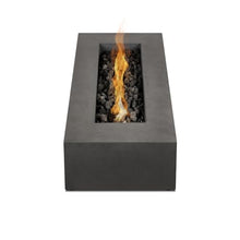 BBQGuys Signature La Valle 72-Inch Rectangle Propane Fire Table - Carbon - 1591LP-CBN