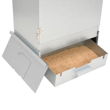 Galvanized Steel BBQ Smoker Oven with Table and Thermometer