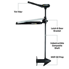 Minn Kota Edge Freshwater Hand-Steer Bow-Mount Trolling Motor 55 lbs Thrust 52" Shaft Black