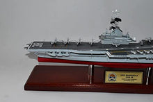 Squadron Nostalgia LLC USS Shangri-La CVA-38 Aircraft Carrier Model Essex Class Mahogany 24 Inch Multicolor