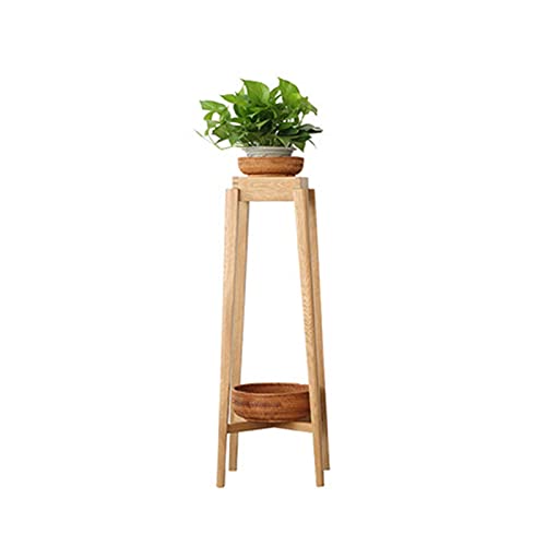 Wooden Plant Display Stand Tall Plant Stand Rack Plant Shelves Indoor Flower Pots Stand Holder Planter Display for Living Room Garden Plant Stand Display Stand (Size : Large) ()