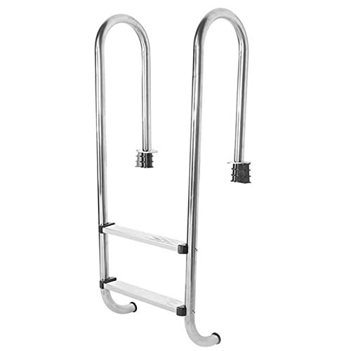 Stainless Steel Pool Ladder Fashionable Anti Slip Pool Ladder Open Air Entertainment for Large Swimming Pools