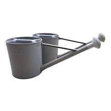 NEWCES Outdoor Watering Can Agricultural Sprinkler Bucket Bucket 20 Liters Large Capacity Sprinkler Bucket Plastic Kettle PouringEasy Filling (Color : Gray, Size : 2PC)