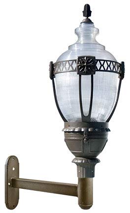 DABMAR LIGHTING GM676-BZ-MT Clear Acorn Wall Fixture 150 Watt Metal Halide Mogul Base Multi-Tap, Bronze