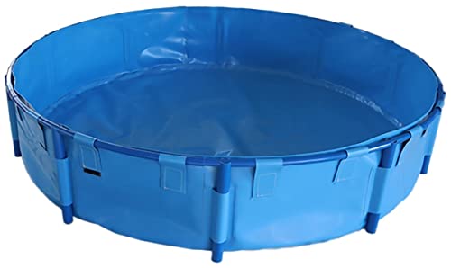 LZMZMQ 1m/2m/3m/4m/5m/6m/7m/8m/9m/10m Ultra Large Deep Pool Above Ground, Backyard Family Outdoor External Piscina, Plastic Framed Pools/Toddler Adults Kids Swimming Alberca(1x0.6 M/470L/124GAL)