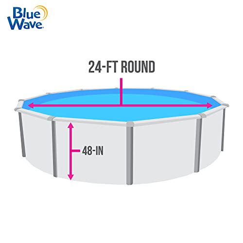 Blue Wave NL505-40 Heavy Gauge Round Unibead Swimming Pool Liner 24-FT Pebble Cove