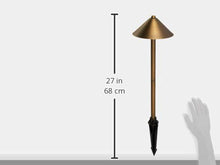 Aquascape Path and Area LED Landscape Light 6-Pack Durable Brass Antique Bronze Finish Brown