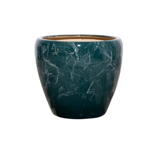 WOAITIANTIAN Flower Pots Extra-Large Ceramic Flowerpot Living Room Household Floor Tree Large Caliber Creative Balcony(Large)