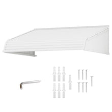 Kozyard Window Awning 72''W x 40''D with 2 Side Wings