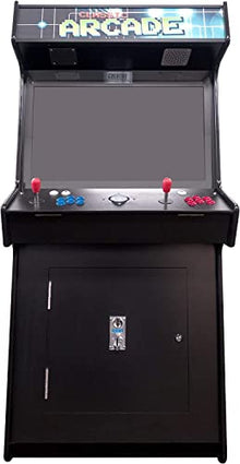 Creative Outdoor Distributor Full-Size Arcade Cabinet with Trackball, 5,100 Games, 32" Screen, 2 Stools