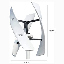 Vertical Axis Wind Turbine Generator, 3 Blades Low RPM Windmill with Controller for Home Factory Use, Efficient Wind Turbine