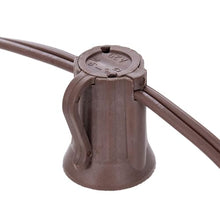 Vickerman 1000' C9 Socket String with 1000 C9 Sockets on SPT2 16 Gauge Brown Wire
