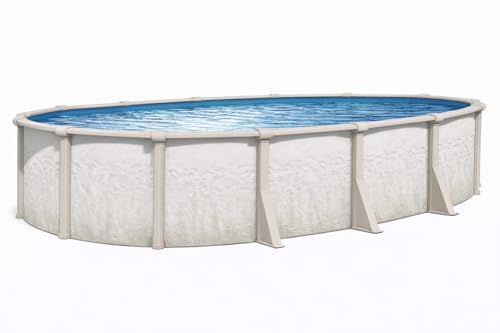 Lake Effect Pools 'Antigua' 12 ft x 24 ft Oval Above Ground Swimming Pool