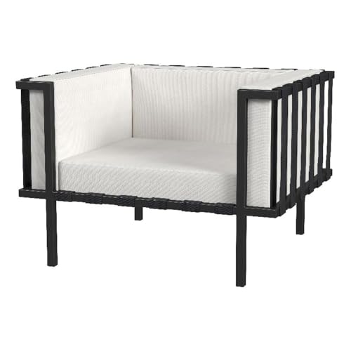 Butler Specialty Company Norway Outdoor Club Chair - Black and White