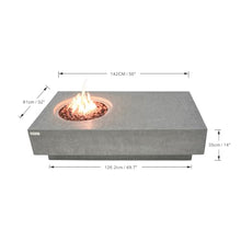 Fire Pit ELEMENTI Metropolis, Propane Gas