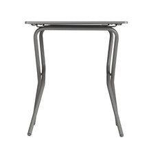 Lafuma Balcony II Galvanized Steel Folding Outdoor Patio Table, Titanium
