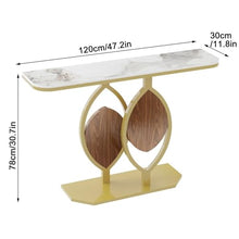 DINBOZ26X Living Room Table Sofa Side Table Metal Frame Dresser Entryway Decorative Table Office Coffee Bar Outdoor Side Table