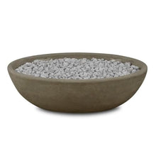 Real Flame Riverside 48" Oval Propane Fire Pit Bowl, Push-Button Ignition, Includes 28" Stainless Steel Burner, Lightweight, 50,000 BTUs, Adjustable Flame Height - Glacier Grey