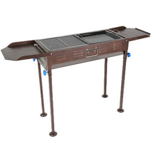 HBJWOV Wing Foldable Frying And Grilling Dual-purpose Barbecue Stove Outdoor Barbecue Rack