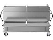 60 in. 8-Burner Commercial Outdoor Propane Gas Grill with Two 30 in. Griddles in Stainless-Steel, ETL Listed (CGKIT6-G30G30)