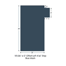 WaterWarden Pool Safety Cover for 18' x 36' Inground Pool Blue Mesh