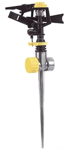 Green Thumb 933ZSGT 3200 sq ft Impulse Pulsating Lawn Sprinkler with Metal Spike Base - Pack of (24)