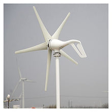 J3DFGFLR Wind Turbine Power Generator 800w 6 Blades 12V/24V Optional Used for Land Marine Outdoor Power Tools (Color : Hybrid Controller Specification : 6 Blades 800W)