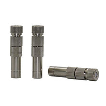 Pfeilzieher 0.2-0.6mm Garden Hose Quick Connect Copper Sprayer with Filter 8mm Slip Lock Quick-Connect Nozzles Greenhouse Cooling Misting Nozzles 30 PCs (Color : 0.5 mm Mist)