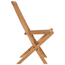RJPLMFV Folding Patio Chairs 8 pcs Solid Teak Wood Outdoor Chairs Balcony Chair Deck Chairs for Gardens, courtyards