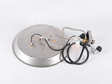 Klug Living Round Fire Pit Table Drop in Burner Kit with Eletrical Ignition Fully Assembled with CSA Certification, 55,000BTU with Ring Burner (21 Inches, Propane)