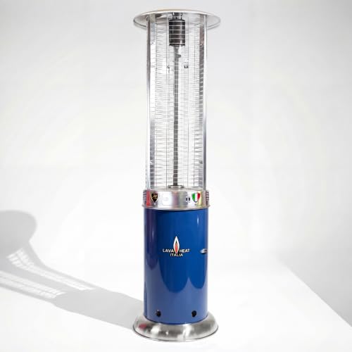 The OPUS LITE Inch Amalfi Studio Collection Patio Heater by Lava Heat Italia, Custom Powder-Coated Flame Tower, Designer 92-Inch Italian Outdoor Heater