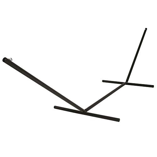 Hatteras Hammocks 15 ft. Tri-Beam Steel Hammock Stand with Right Connection Design and Cape Shield Powder Coating, 600 LB Weight Capacity, Handcrafted in The USA - Black