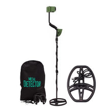 JIQHOHX Underground Metal Detector, Underground Gold and Silver Metal Detector Locator Jewelry Custom Relics Coin Waterproof Searching High Accuracy Lightweight (MD6350 Green Q)