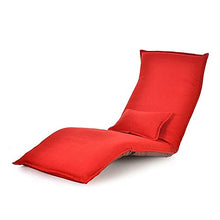 Renovation House Chairs Lounge Chair Lazy Couch Window Chair Single Bed Adjustable Floor Recliner Foldable Lounge Chair Durable (Color : Brown)