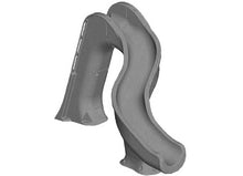 Global Pool Products RIP Tide Inground Swimming Pool Water Slide Deck Mounted Right Curve Turn Grey GPPSRT-Grey-R