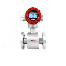 Water Flow Meter, Wastewater Seawater Acid High Accuracy Milk Magnetic Flowmeter Digital Water Electromagnetic Flow Meter,for Outdoor Garden Hose Watering(DN20)
