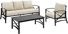 Crosley Furniture Kaplan 3-Piece Sofa Patio Set