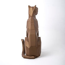 Cheetah Metal Sculpture - Handmade Artwork for Home or Garden Decor-3D Metal Standing Sculpture