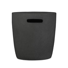 Real Flame Riverside Propane Round Tank Cover and Outdoor Side Table, Storage Hideaway Table for 20 lb Propane Tank for Gas Fire Pits, Lightweight, Weather Resistant - Shale