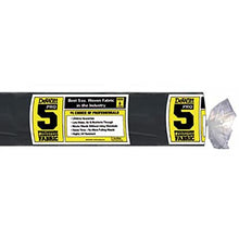 Dewitt 2 Pack P5 Pro 5 5oz 5' x 250' Landscape Weed Barrier Ground Fabric and 6 Inch U-Shaped Rounded Top Anchor Pins for Landscaping, 400 Count