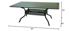 Darlee Series 30 Patio Dining Table in Antique Bronze